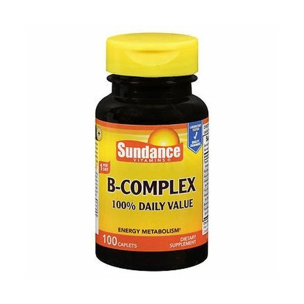Sundance Vitamins B-Complex Caplets 100 Tabs By Sundance