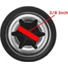 Quadrapoint Hub Caps for Bike/TRIKES Compatible with Popular Red Wagon