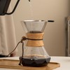 HYAXGM Pour Over Coffee Maker With Wood Sleeve，27oz/800mlPour Over Coffee