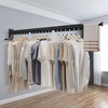 ZdwCyl Wall Mounted Clothes Hanger,Clothes Drying Rack,Laundry Drying Rack,Laundry Rack