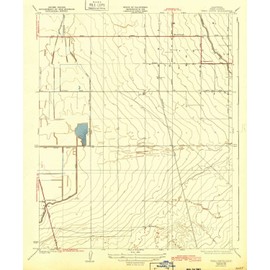 YellowMaps Weed Patch CA topo map, 1:31680 Scale, 7.5 X 7.5 Minute, Historical, 1933, Updated 1943, 19.8 x 16.4 in - Polypropylene