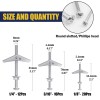Bonost 48 Sets Toggle Bolts - 1/4 3/16 1/8 Inch