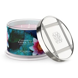 Premium Scented 4-Wick Candle, Lily of The Valley, HomeWorx by Slatkin & Co - 18 oz - Long-Lasting Jar Candle, 30-55 Hours Burn Time - Lily of The Valley, Hyacinth, Jasmine & Spring Green Leaves
