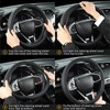West Llama Thin Car Steering Wheel Cover, Universal 14.5-15 inch