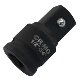 LDEXIN 1/2" Female to 3/4" Male Impact Socket Adapter, Black Wrench Socket Adapter For Impact Driver