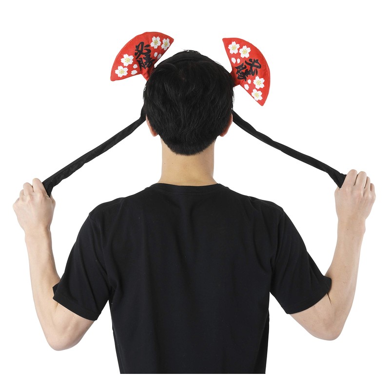 Clearstone Cheering Goods, Putty Headband Winning Fan, Unisex, Red