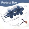 8pcs Flower Flat Hair Clips, Non Slip Matte Flat Claw