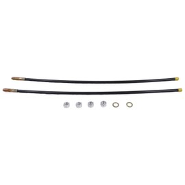 Chamixx 2PCS 22" Black Universal Snow Plow Blade Guide Markers 7906K A5108 with Accessories Compatible with Fisher Replace for Buyers 1308300