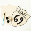 Creative Deco 2 x Wooden Sign Pendants | 30 x