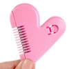 Heart-Shaped Hair Cutting & Thinning Razor Comb Multi-purpose 10ea