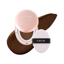 [*Mini Size*] TIRTIR All Cover Pink Cushion | Korean Cushion Foundation, (#51N Fudge, 0.15 Fl Oz)