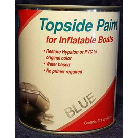 Inland Marine USA Topside Paint for Inflatable Boats and Dinghies (White, Pint)