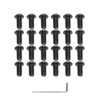 YHXiXi 24PCS 0.16x0.41x0.47inch Black 10.9 Grade Alloy 5140010-16 Planer Blade
