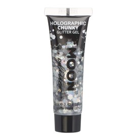 Moon Glitter Holographic Face & Body Chunky Glitter Gel, 12 ml Glitter Face Paint