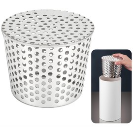 Stainless Steel Gutter Leaf Protection, Gutter Leaf Protection, Gutters, Leaf Protection, Downpipe Protection, Gutter Protection, Gutter Sieve for Flat Roof Drain, Downpipes and Drains (75-90 mm)