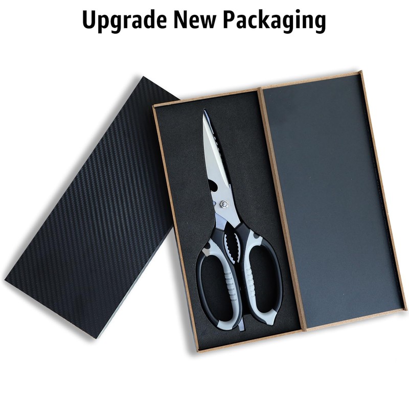 Kitchen Scissors UK, 9-Inch Heavy Duty Multipurpose Food Cutting Shears,