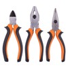 BOOMET 3-in-1 Pliers Set, 160 mm, Universal Pliers, Various Designs