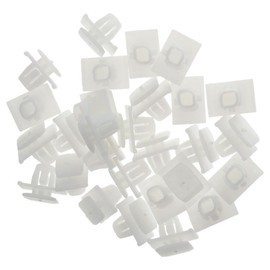 BYOBYO 50 Pcs Lower Outer Door Weatherstrip Clip, 75315-59A-004/75315S9A004 White Car Assessories Parts Vehicle Replacement for Car, Vehicle