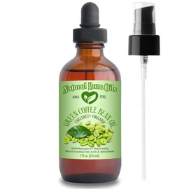 Natural Born Oils Green Coffee Bean Oil. oz. 100% Pure, Natural Moisturizer, Organic, Cold-pressed, Unrefined, Rich in Antioxidants