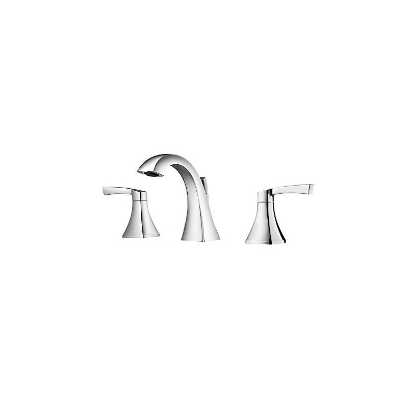 Vinnova 105123-BAF-PC Abbie Two-Handle Widespread Bathroom Faucet, 8", Polished Chrome
