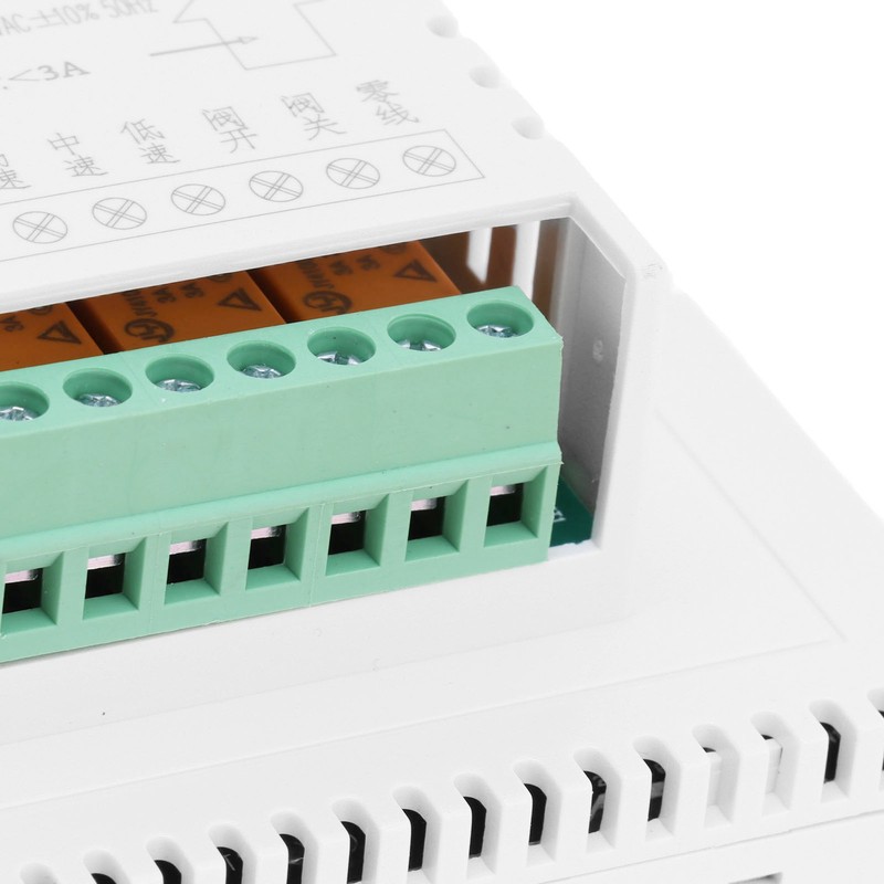 AC220V Intelligent LCD Thermostat Fan Coil Temperature Controller Air Conditioning