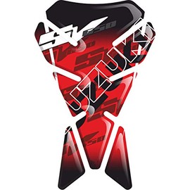 PARASERBATOIO ADESIVO, TANK PAD, TANK PROTECTION DE RESEVOIR, RESINATO EFFETTO 3D Compatible with Suzuki I SV 650 V3