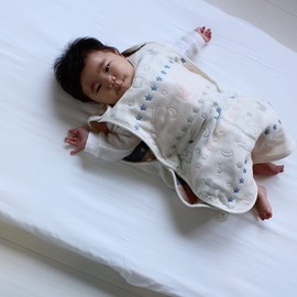 Rody nino Nino Rody 6-Ply Gauze Sleeper Made in Japan 6 Layers Gauze Sleeper Baby (Pink/Navy)