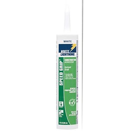 White Lightning W70100010 Speed Grip Construction Adhesive, White, 9 fl. oz.
