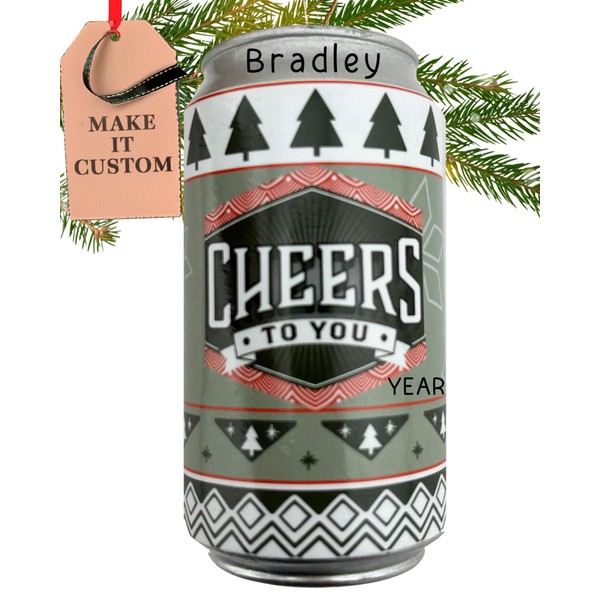 Personalized Beer Ornament 2024 – Fast & Free 24h Customization