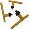 Yakamoz 3Pcs Drill Chuck Wrench Drill Press Replacement Chuck Keys