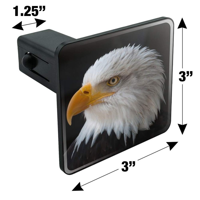 GRAPHICS & MORE Stoic Bald Eagle Tow Trailer Hitch Cover
