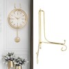 Metal Clock Stand Stylish Display Bracket for Home Office Modern