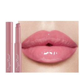 Hydrating Non-Sticky Lip Balm & Lipstick Set, 12 Shades, Lasting Colour & Moisture (04, TRAVEL SIZE)