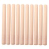 FUNOMOCYA 10pcs Wooden Rolling Pin for Baking Smooth Non Stick