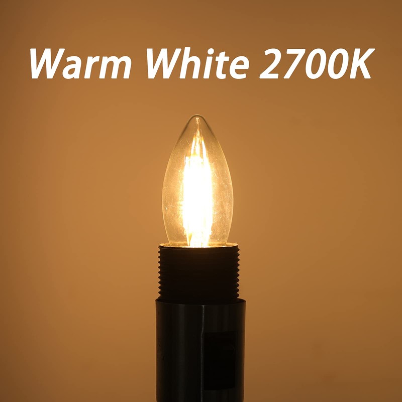 Ganiude E12 Dusk to Dawn Light Bulbs Outdoor, C35 B11