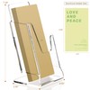 Acrylic Brochure Holder 4x9 Inch,Clear Pamphlet Holder Display Stand for