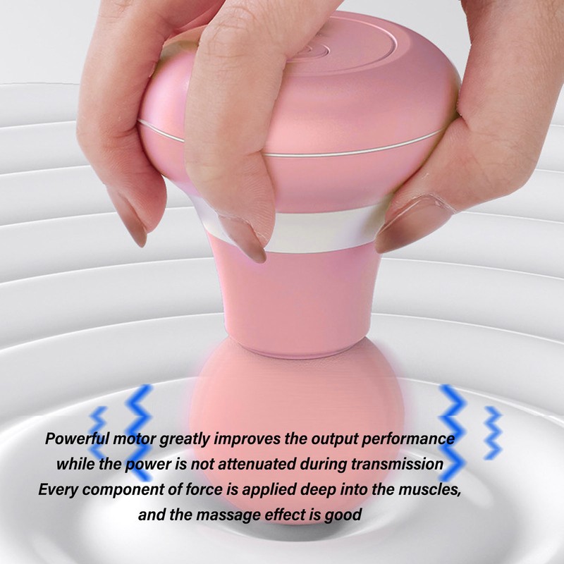 Mini Hand Held Massager Muscle Relaxation Circular Cordless Fascia Vibration