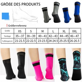 HINATAA 3 mm neoprene socks for men and women, diving socks, snorkelling socks, warm swimming socks, beach volleyball socks for snorkelling, surfing, swimming, sailing, diving, water sports, Green
