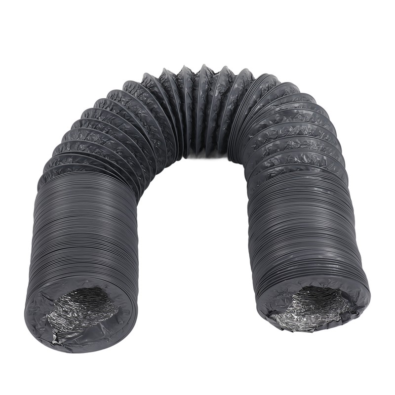 Flexible Aluminum Ducting Duct 1m Length with Clamp for Ventilation