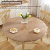 LovePads 2mm Thick Clear Round Table Cover Protector 52 Inch