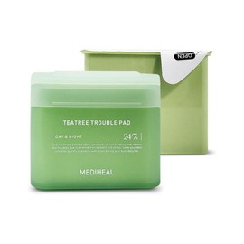 Mediheal Tea Tree Trouble Pads 100 sheets + 100 sheets (refill) 1 set Ss / 메디힐 티트리 트러블 패드 100매 + 100매(리필) 1세트 Ss