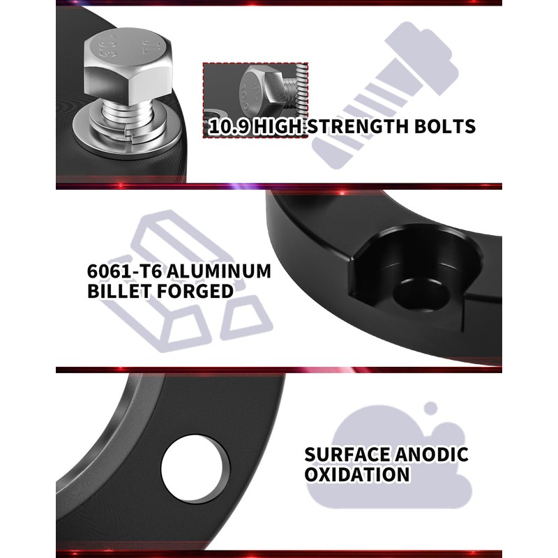 Flycle 1.5'' Leveling Lift Kit, 1.5'' Front Leveling Kit Forged
