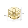 sourcing map Box Latch, Retro Style Small Size Golden Decorative