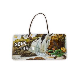 Thelwell Gone Fishing Door Sign
