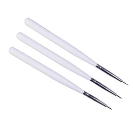 Ipetboom Dotting Painting Pen Set 3pcs Brush Pen Tools for Nail Art Soft Thin Tips Water-resistant Perfect for Nail Design