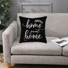 Asminifor Home Sweet Home Quotes Words Throw Pillow Covers Cotton