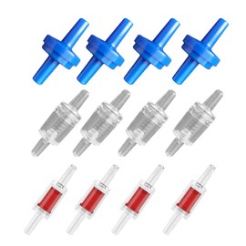 Pack of 12 check valves, disposable check valve, plastic check valve, plastic disposable check valve