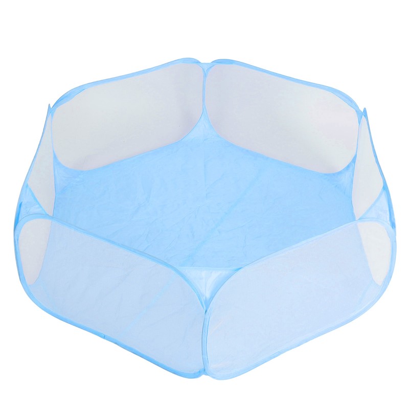 Pet Play Tent Breathable Transparent Portable Pop Open Small Animal
