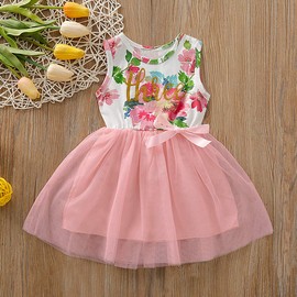 3rd Birthday Girl Outfit Three Year Old Birthday Outfit Girl (Pink,4T)