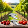 2Pcs Stainless Steel Strawberry Huller Fruit Stem Remover, Picker Leaf